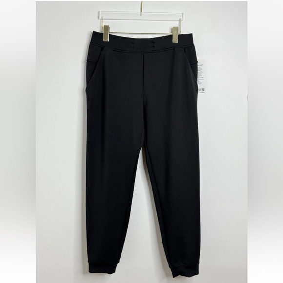 Share  Lululemon Pants Mens L Black Smooth Spacer Joggers Regular Gym Atheisure - Picture 1 of 16